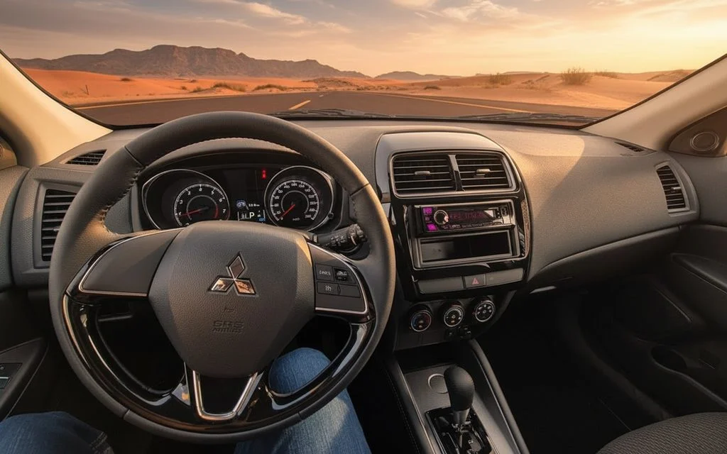 Mitsubishi Asx 2022 dashboard and infotainment