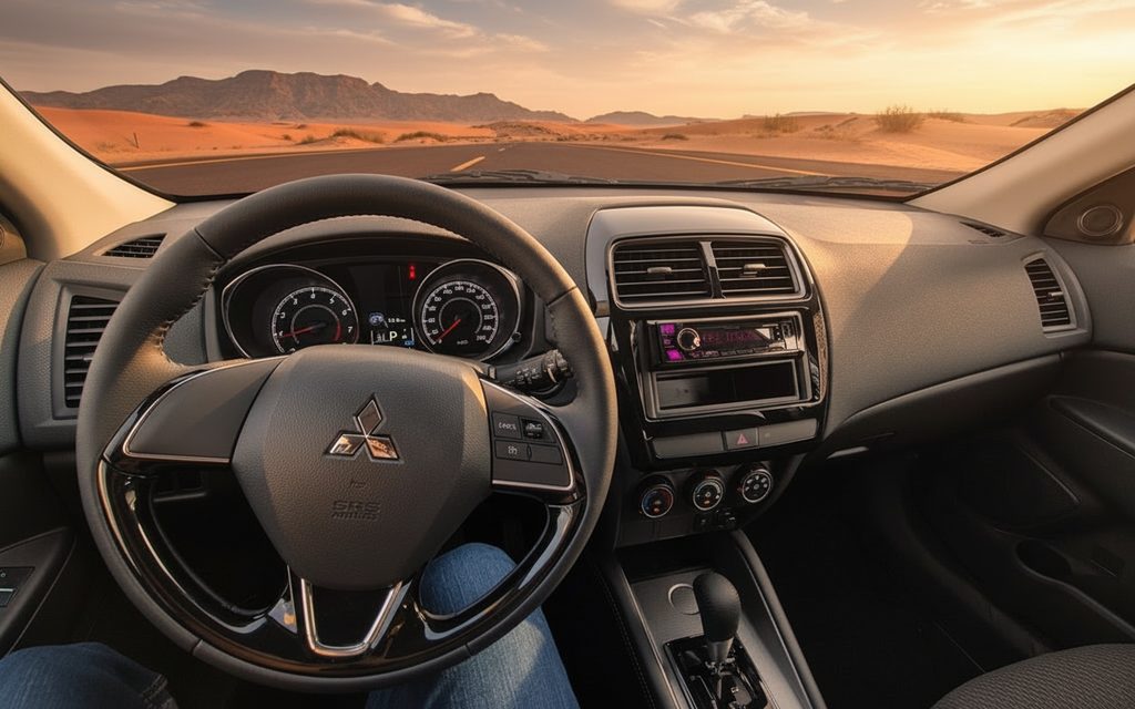 Mitsubishi Asx 2022 dashboard and infotainment