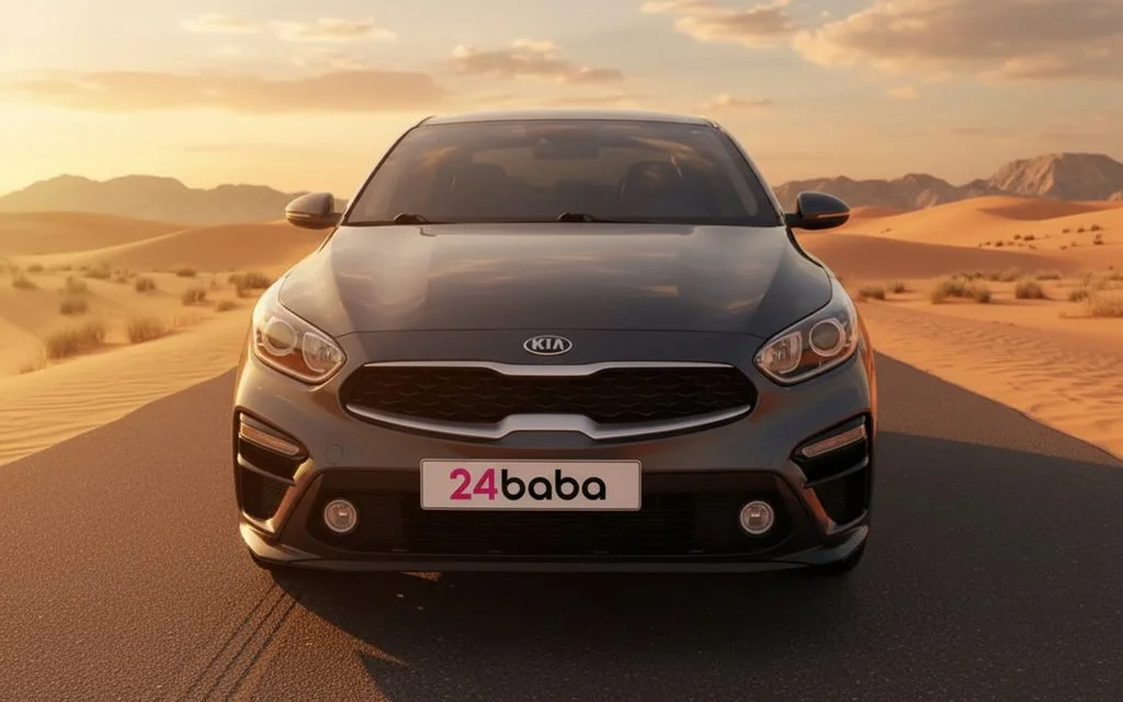 Kia Forte 2020 Grey front view with headlights