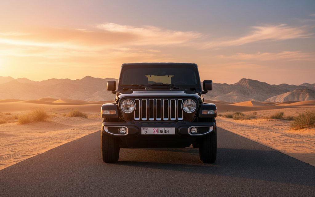 Jeep Wrangler 2023 Black rental in Dubai