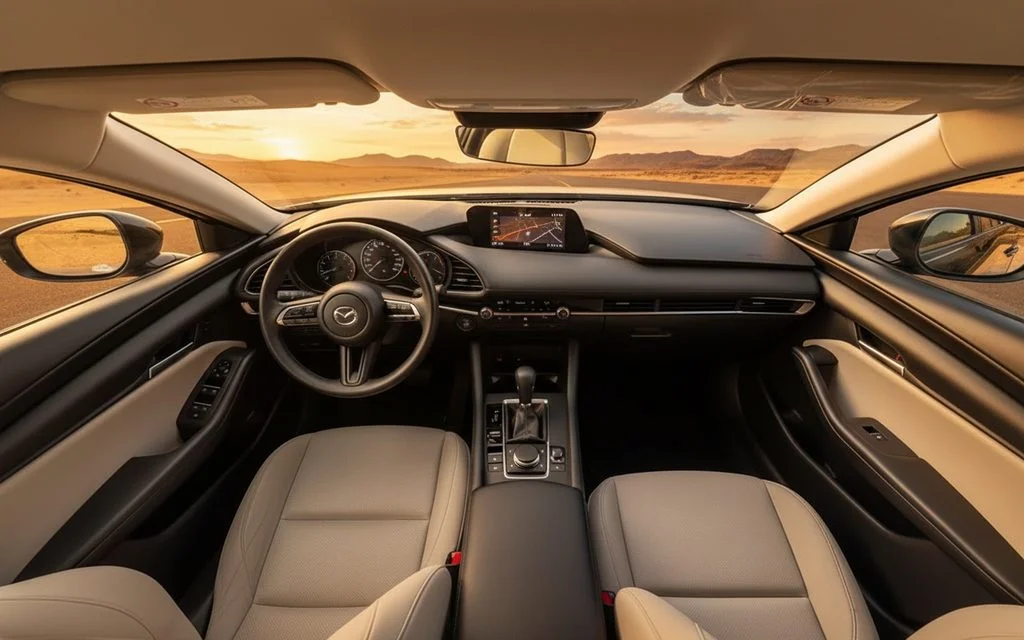 Mazda 3 2026 dashboard and infotainment
