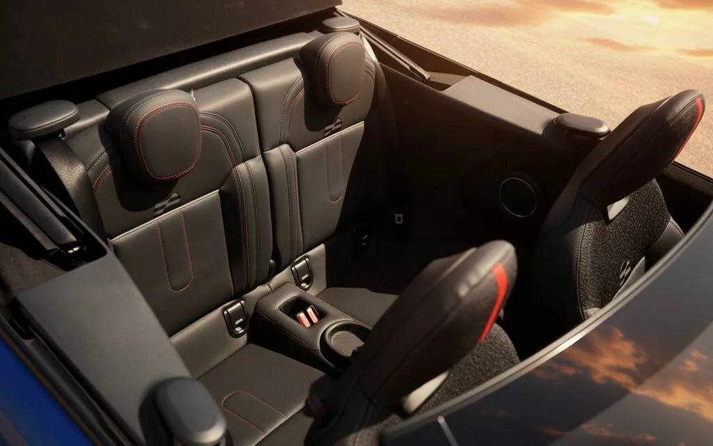 Mini Cooper 2025 leather seats and cabin