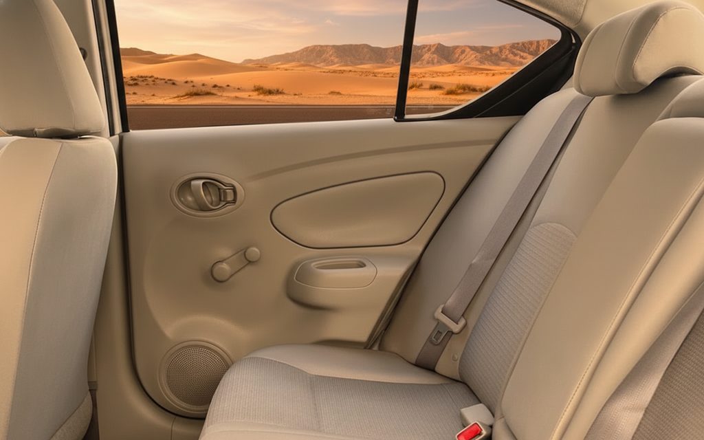 Nissan Sunny 2024 leather seats and cabin