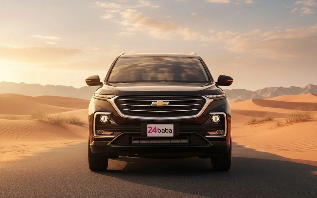 Chevrolet Captiva 2025 Black front view with headlights