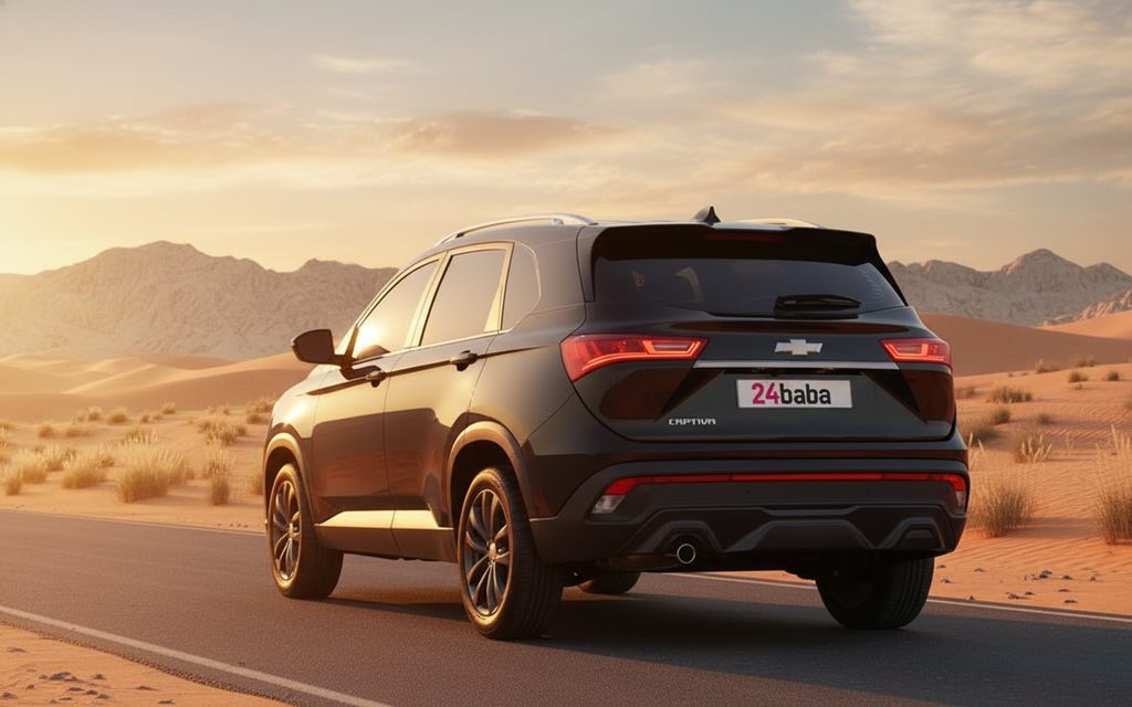 Chevrolet Captiva 2025 Black rear view showing taillights