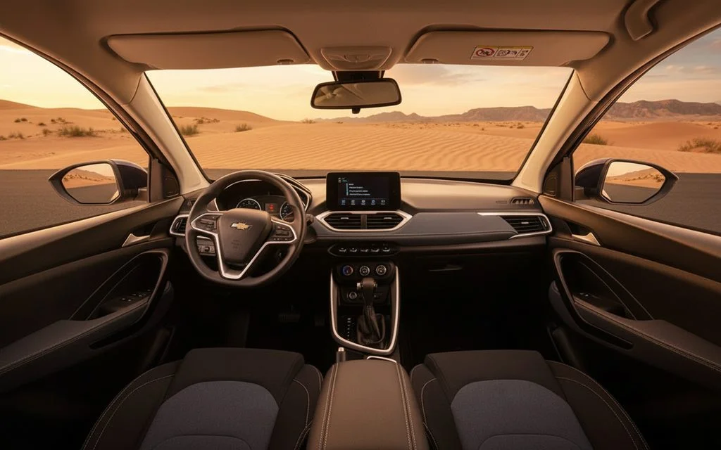 Chevrolet Captiva 2025 interior view showing trim