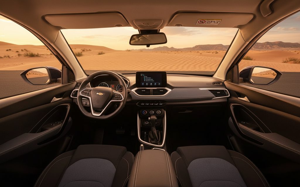 Chevrolet Captiva 2025 interior view showing trim