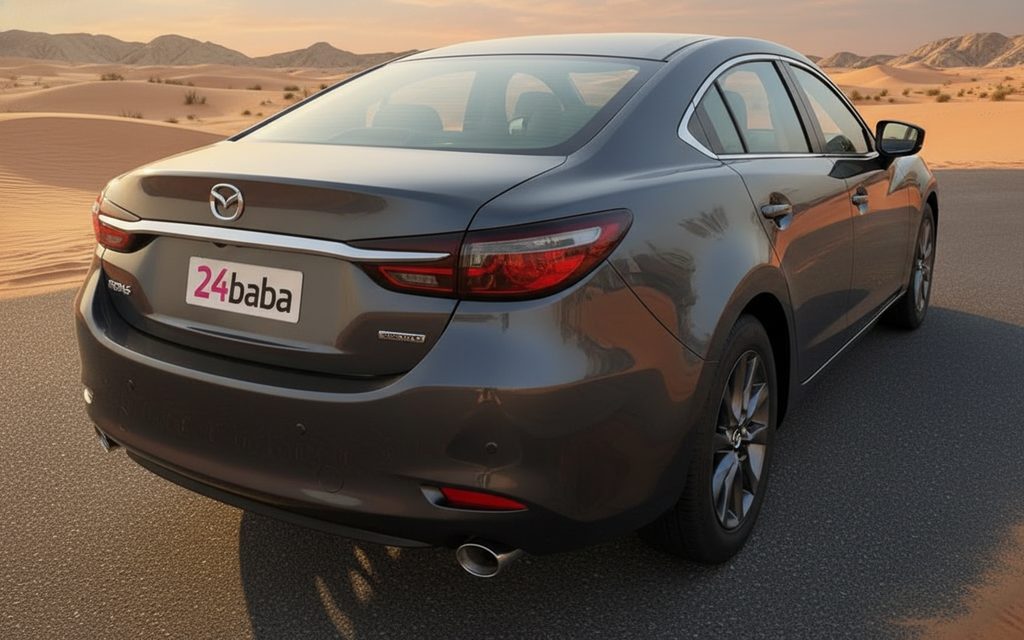 Mazda 6 2025 Grey rear view showing taillights