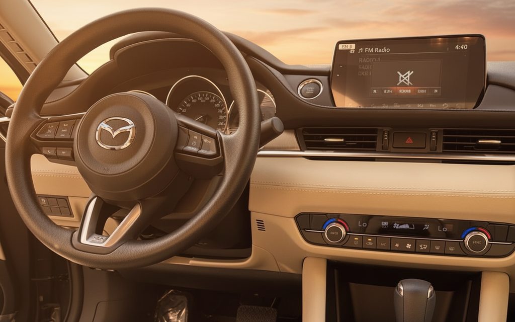 Mazda 6 2025 dashboard and infotainment