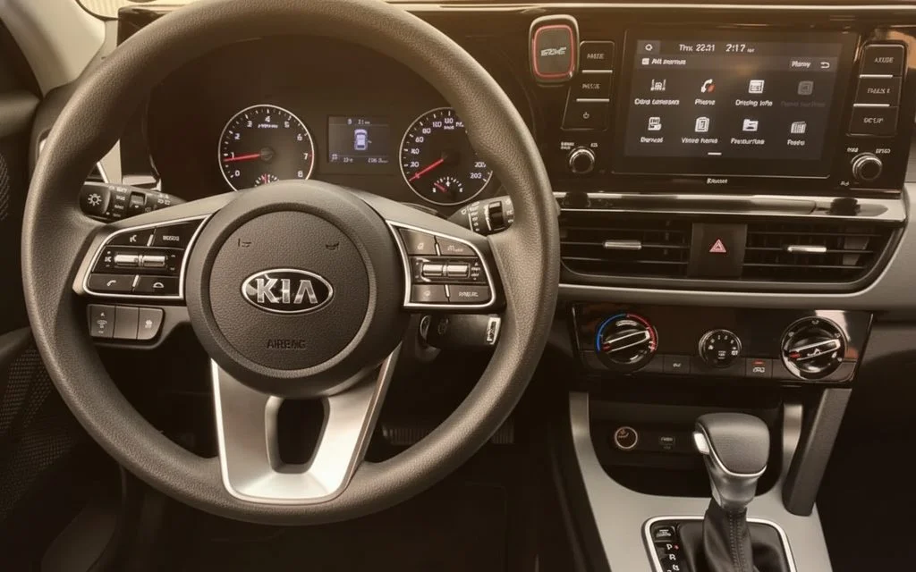 Kia Seltos 2023 interior view showing trim