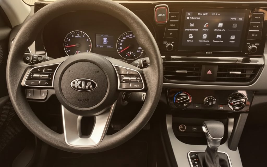 Kia Seltos 2023 interior view showing trim