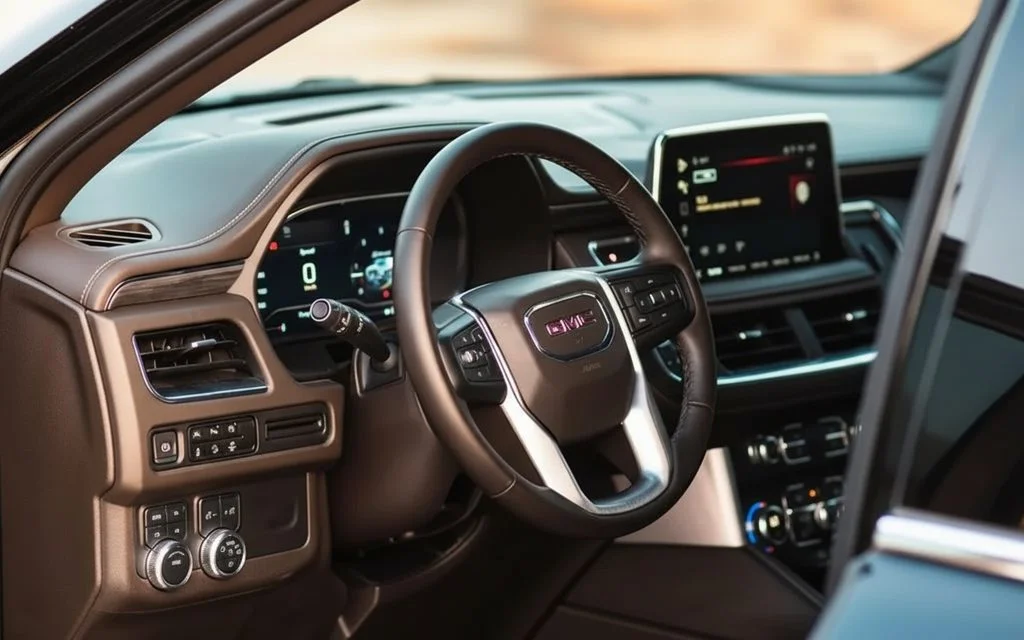 Gmc Yukon 2024 dashboard and infotainment