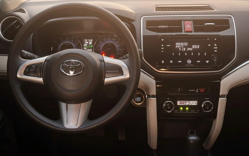 Toyota Rush 2023 interior view showing trim