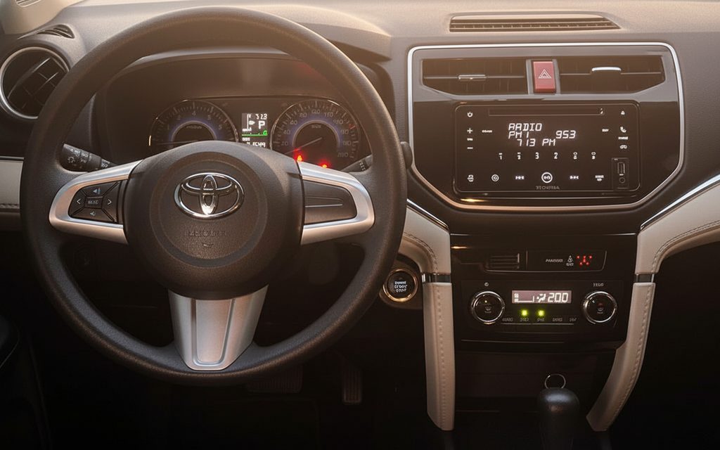 Toyota Rush 2023 interior view showing trim