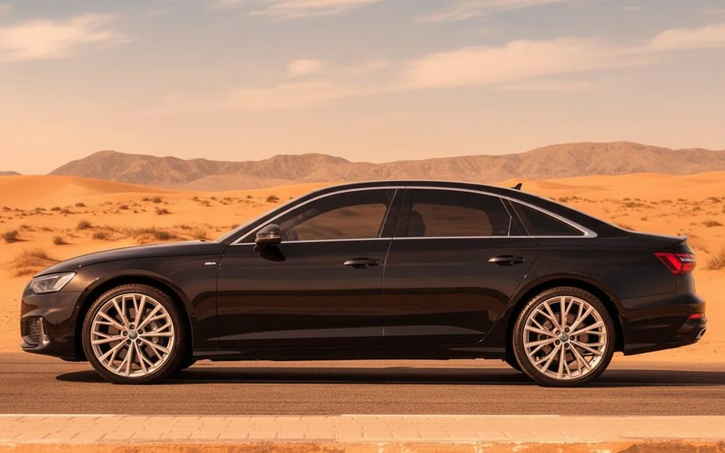 Audi A6 2025 Black side profile