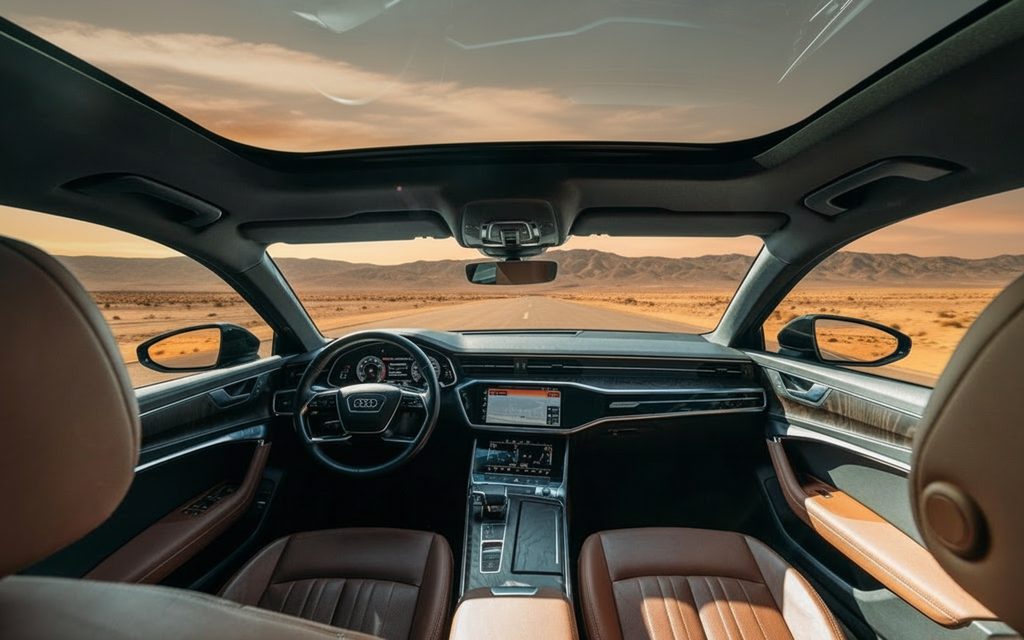 Audi A6 2025 dashboard and infotainment