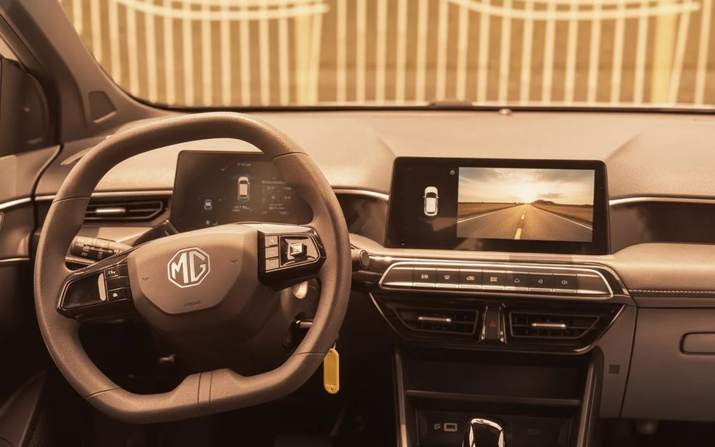 Mg 3 2025 interior view showing trim