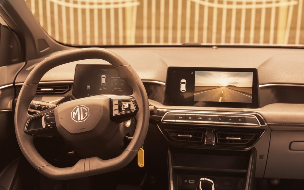 Mg 3 2025 interior view showing trim