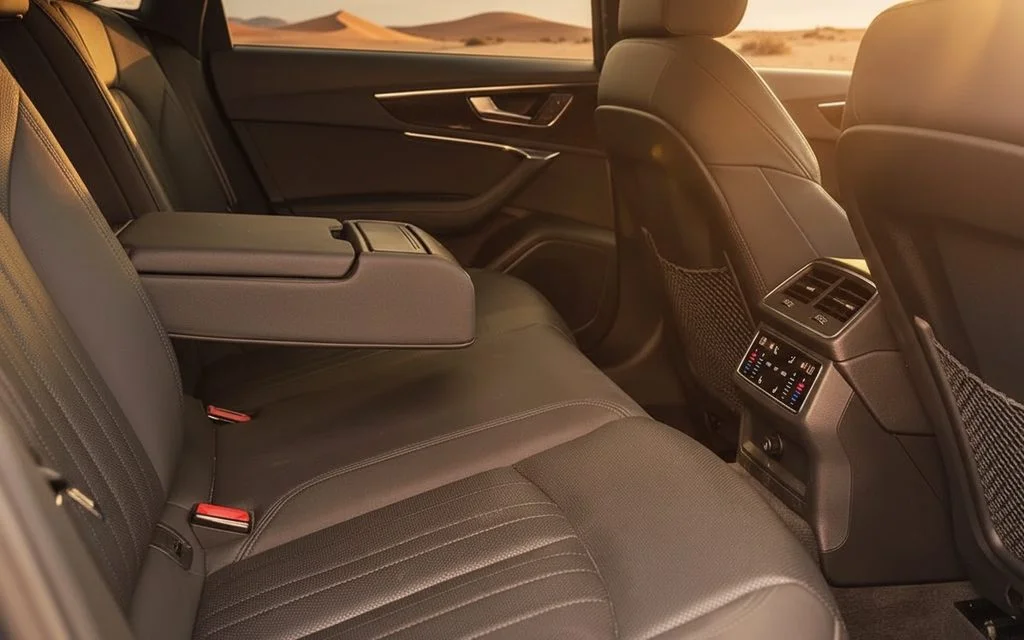 Audi A6 2023 leather seats and cabin