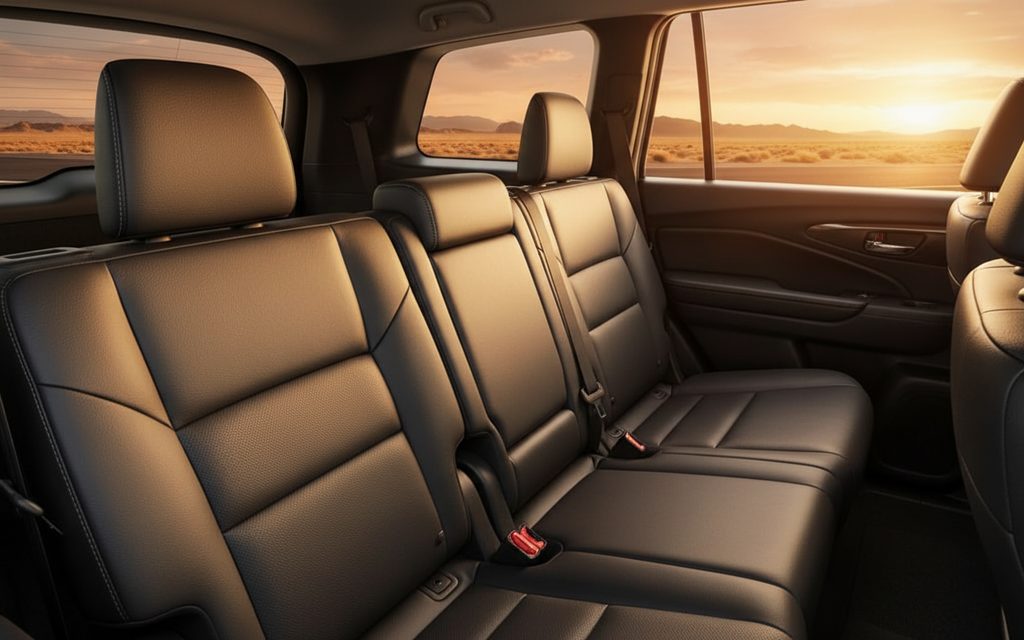 Mitsubishi Outlander 2022 leather seats and cabin