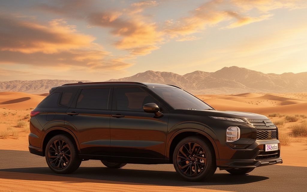 Mitsubishi Outlander 2022 Black side profile