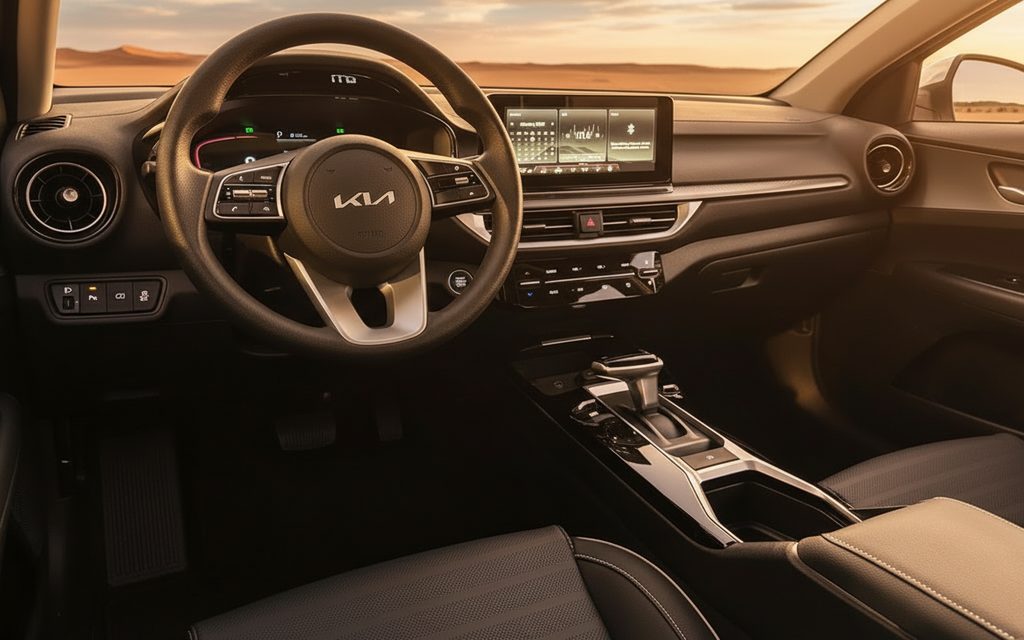 Kia K3 2025 interior view showing trim