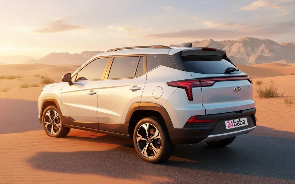 Jac Js4 2024 Blue rear view showing taillights