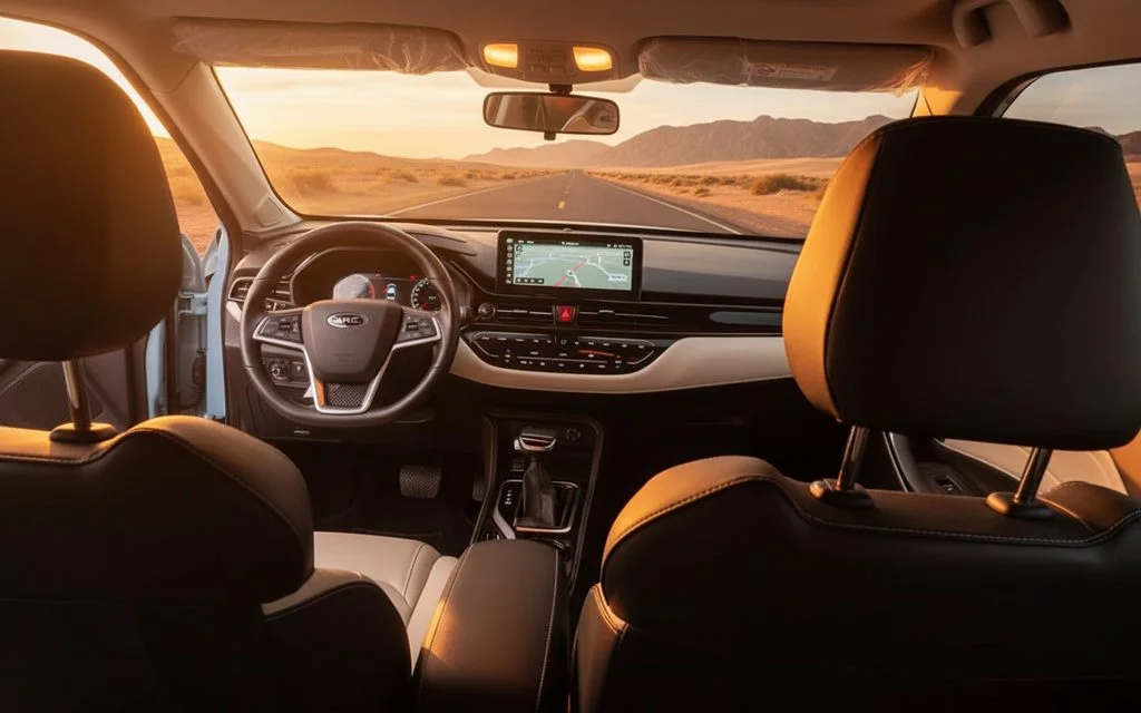 Jac Js4 2024 interior view showing trim