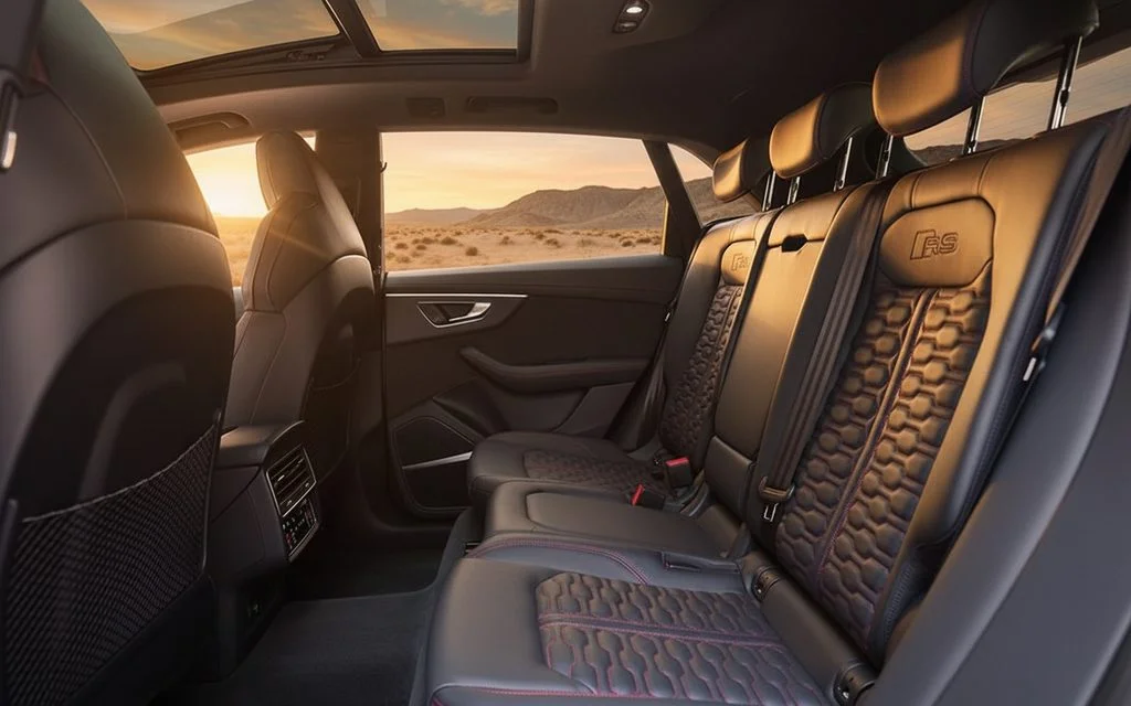 Audi RsQ8 2022 leather seats and cabin