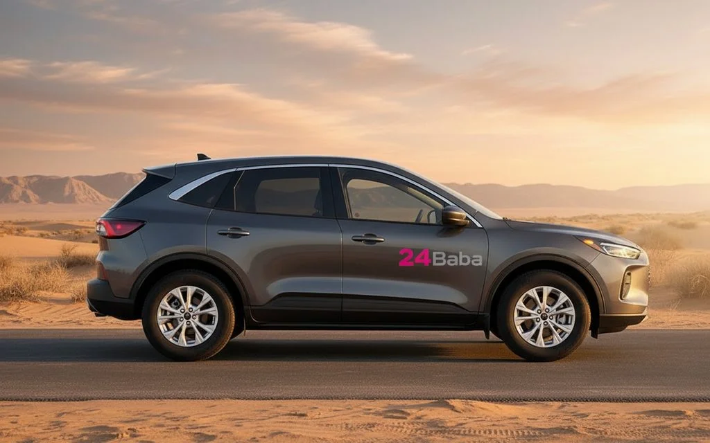 Ford Escape 2023 Grey side profile – rental in Dubai