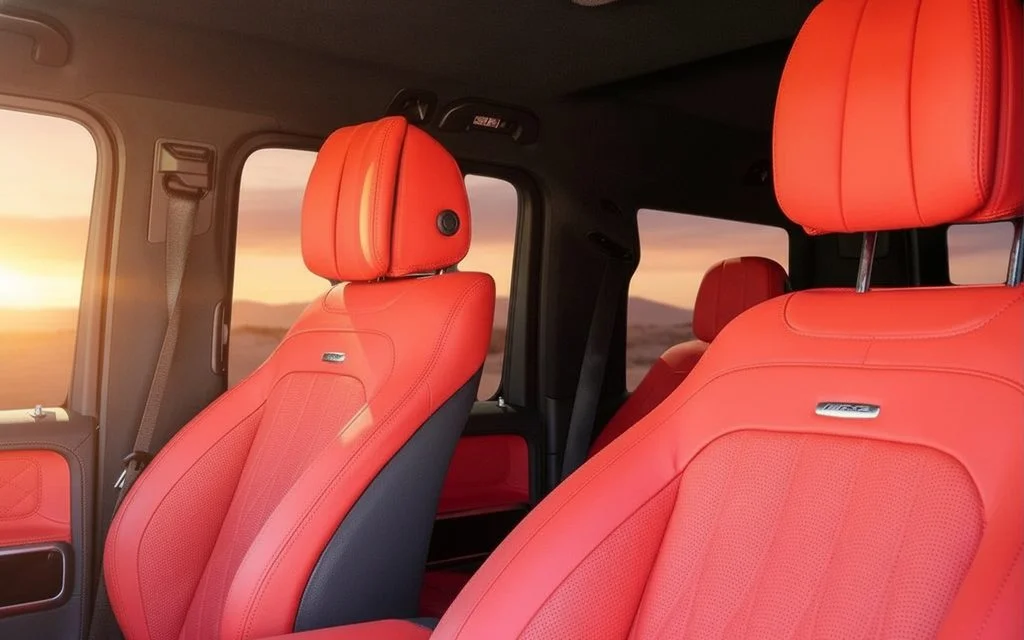 Mercedes G63 2025 leather seats and cabin