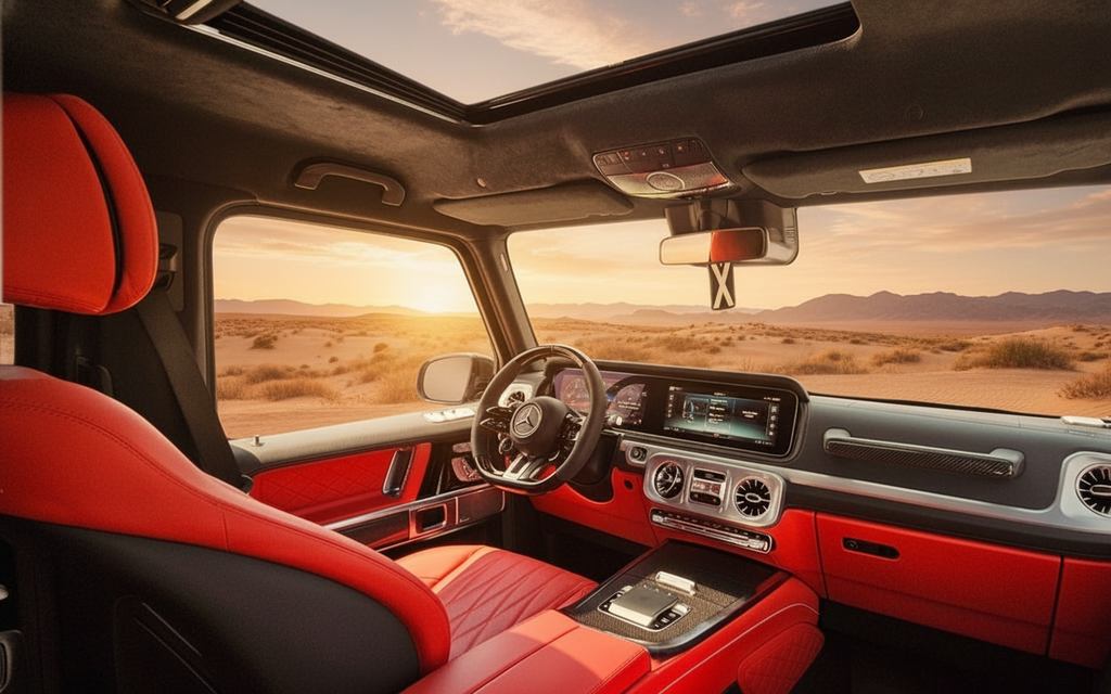 Mercedes G63 2025 dashboard and infotainment