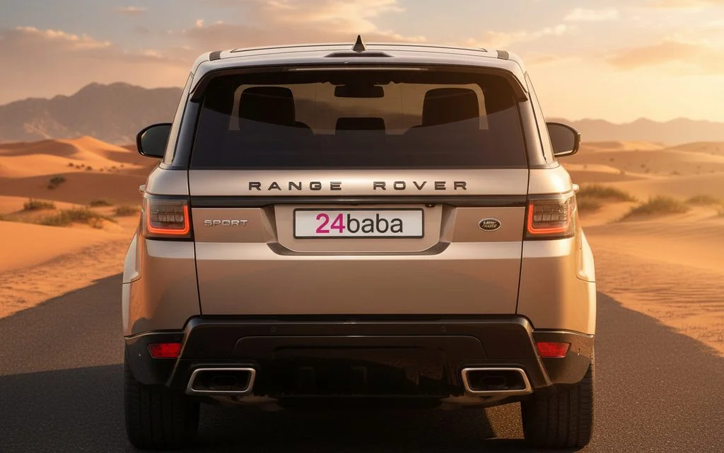 LandRover RangeRoverSport 2021 Brown rear view showing taillights