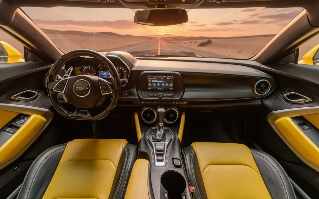 Chevrolet Camaro 2025 interior view showing trim