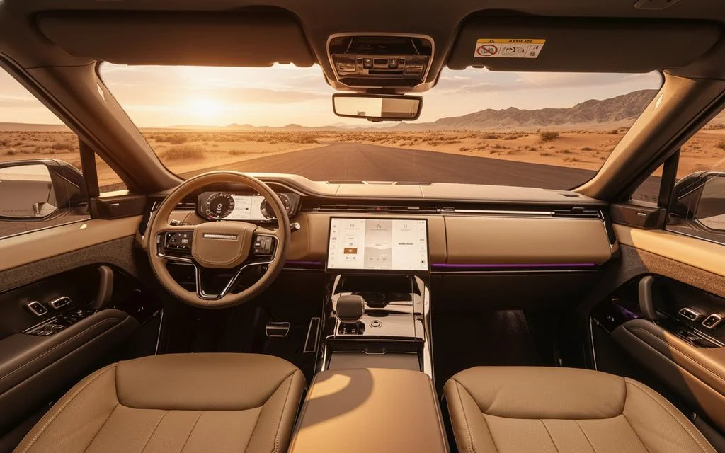 LandRover RangeRoverSport 2025 dashboard and infotainment