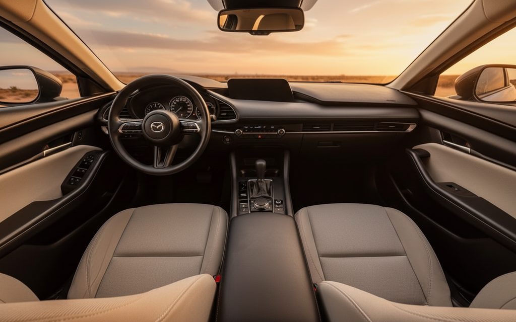 Mazda 3 2025 dashboard and infotainment