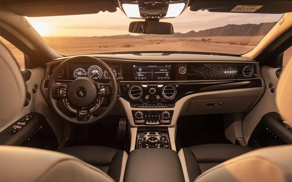 RollsRoyce Ghost 2022 dashboard and infotainment