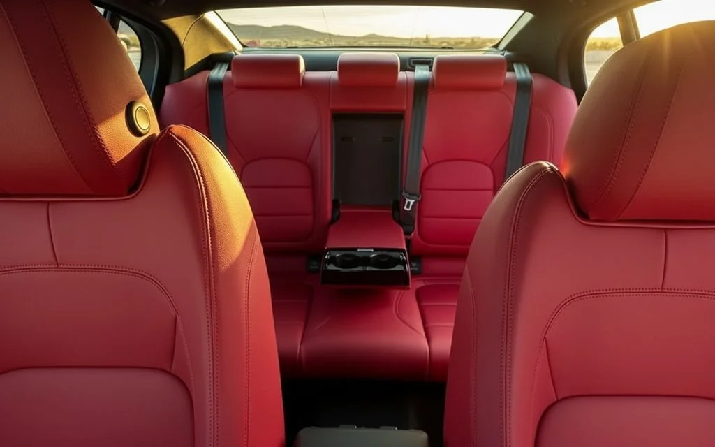 Jaguar Xe 2024 leather seats and cabin