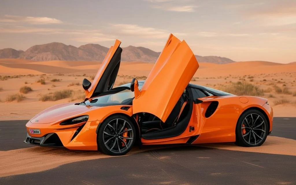 Mclaren Artura 2025 Orange side profile