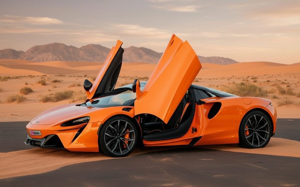 Mclaren Artura 2025 Orange side profile