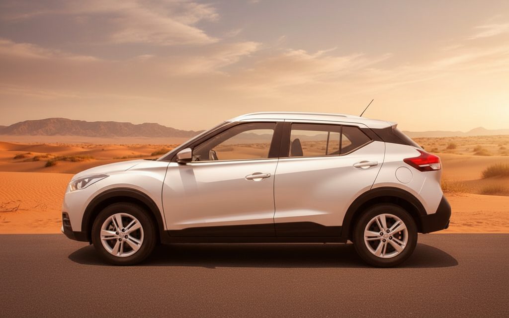 Nissan Kicks 2025 Silver side profile
