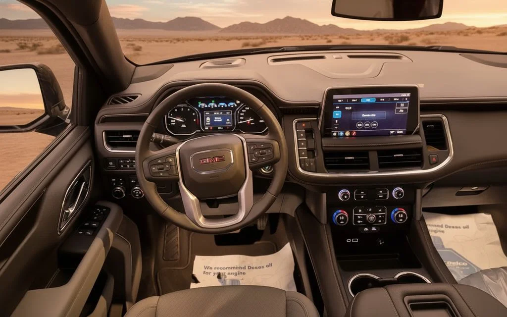 Gmc Yukon 2022 dashboard and infotainment