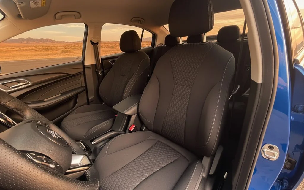 Mg 5 2023 leather seats and cabin