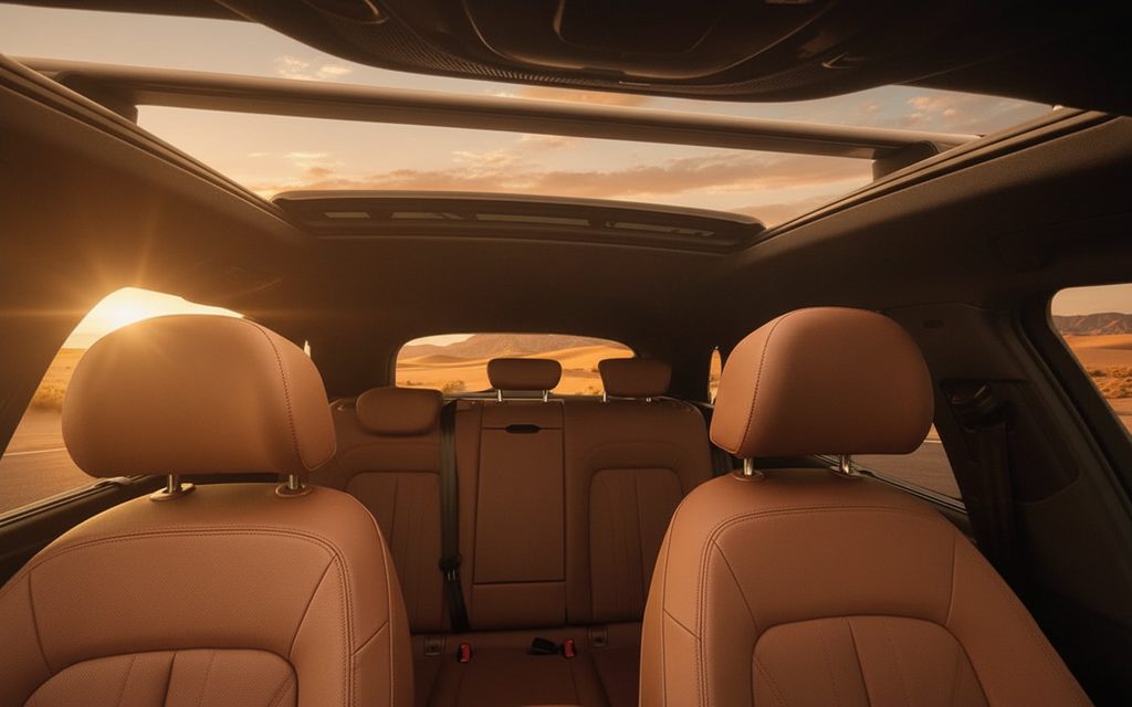 Audi Q5 2021 leather seats and cabin