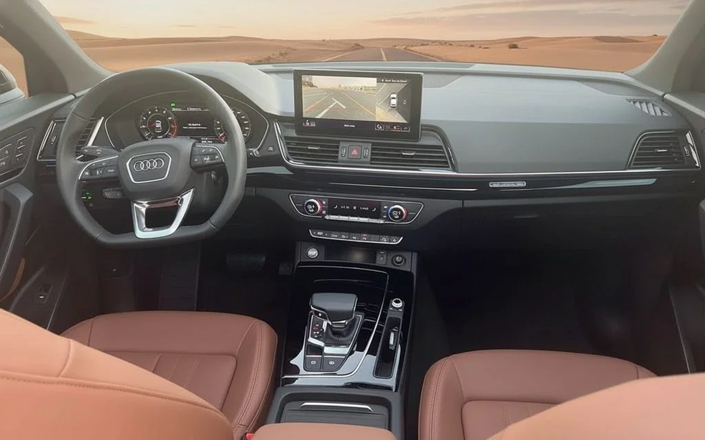 Audi Q5 2021 dashboard and infotainment