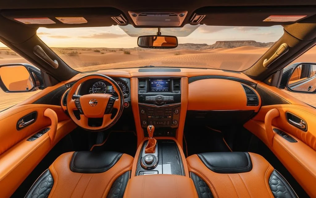 Nissan Patrol 2025 interior view showing trim
