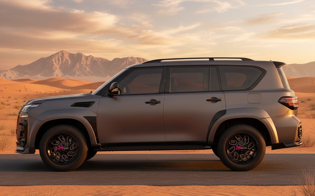 Nissan Patrol 2025 Grey side profile