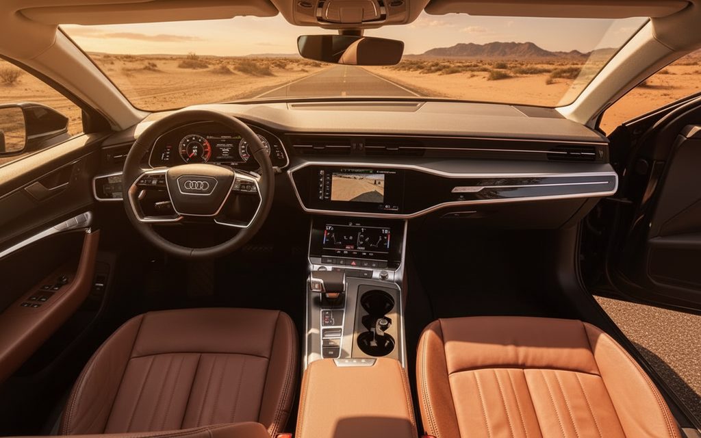 Audi A6 2025 dashboard and infotainment
