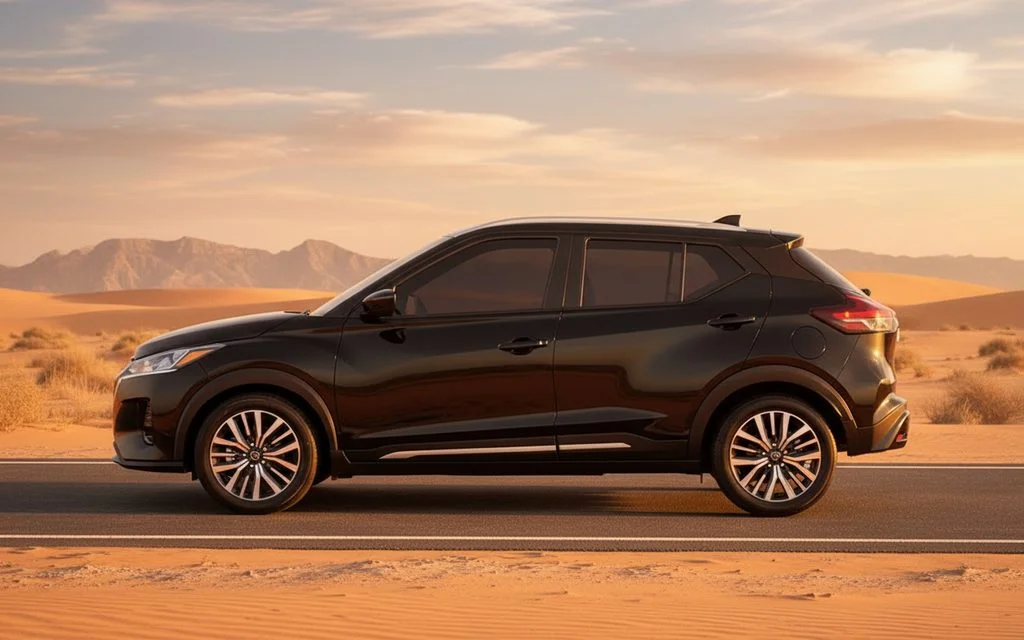 Nissan Kicks 2022 Black side profile