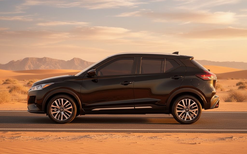 Nissan Kicks 2022 Black side profile